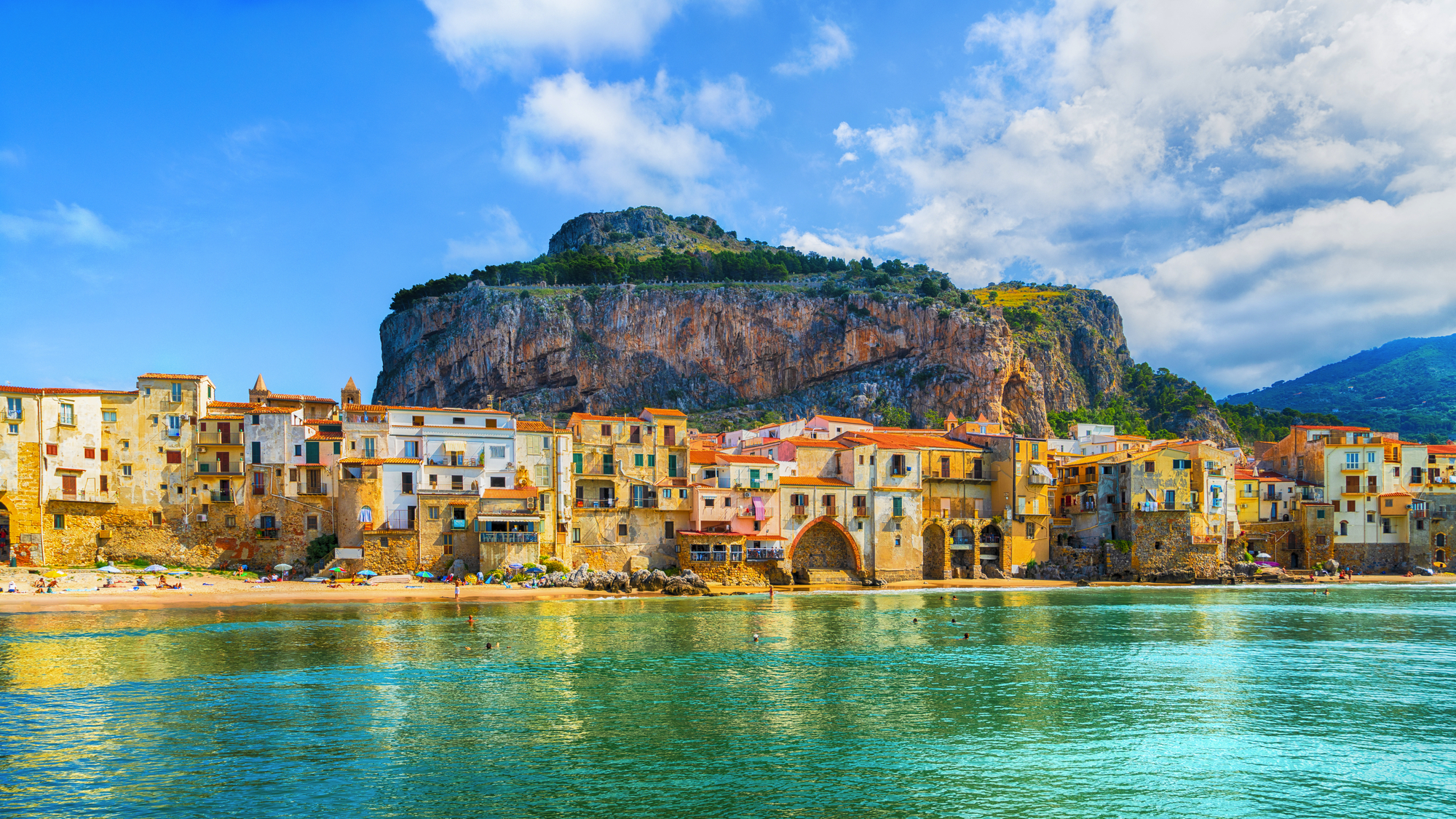 Cefalu, medieval village of Sicily island, Province of Palermo,